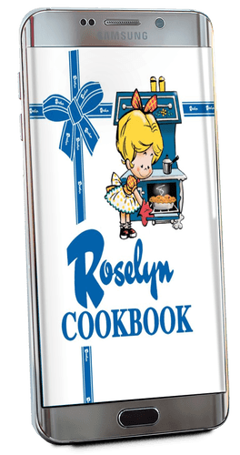 Roselyn Recipe digital cookbook featuring over 200 original recipes