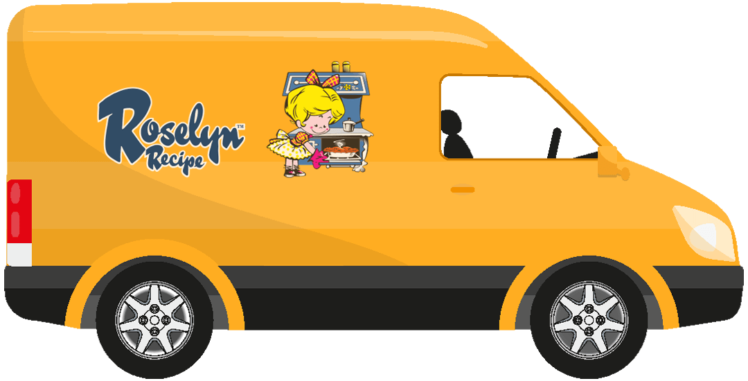 Roselyn Recipe delivery truck bringing fresh bakery items to your door